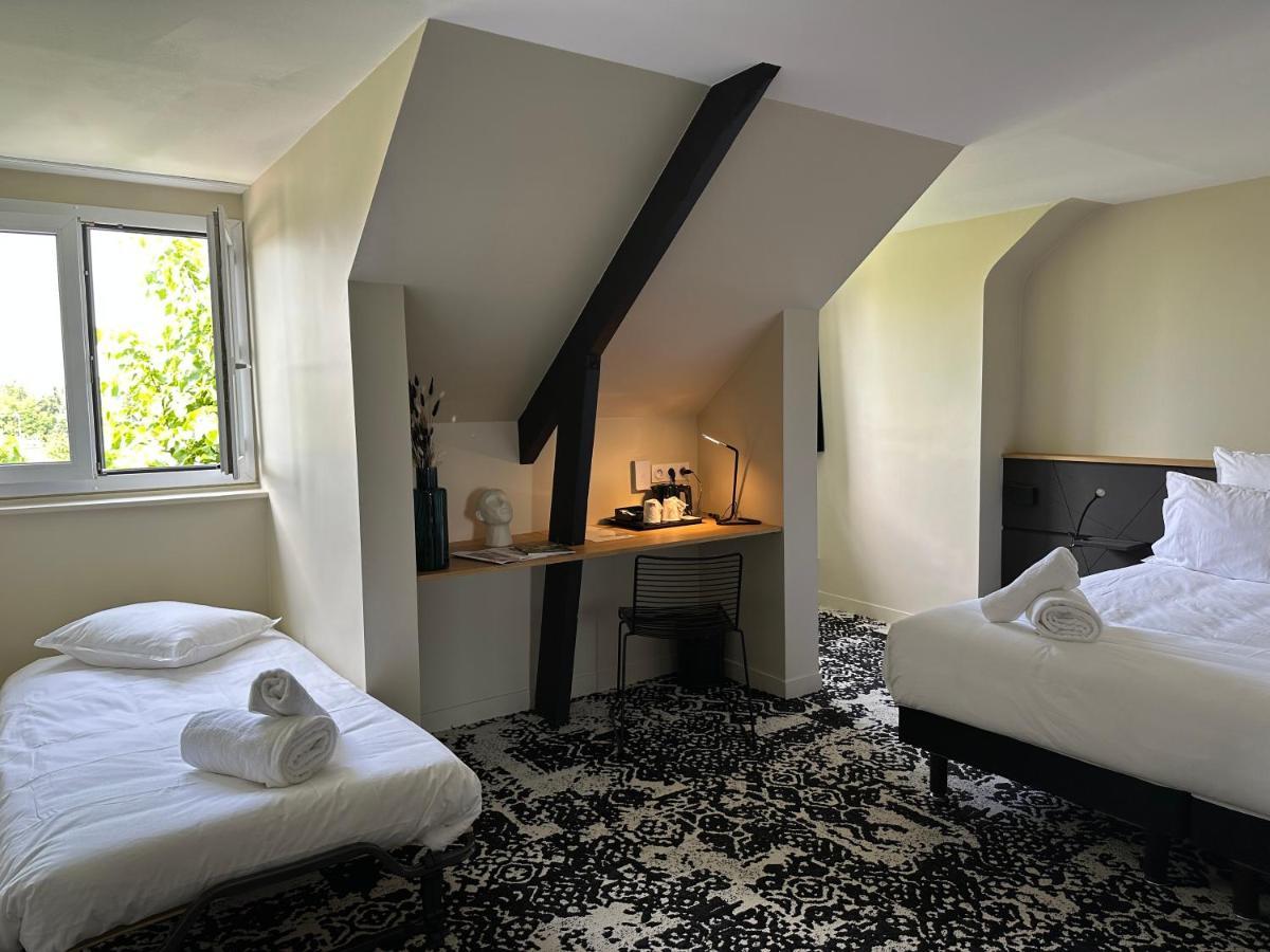 Logis Hotel & Restaurant Le Vert Bocage Franqueville-Saint-Pierre المظهر الخارجي الصورة